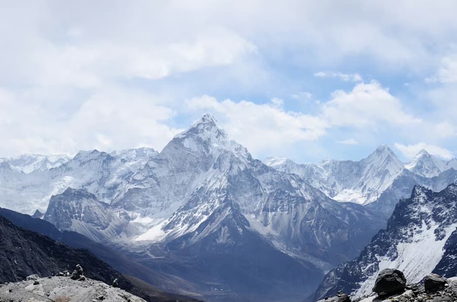Helicopter pickup at GorakShep near Everest Base Camp