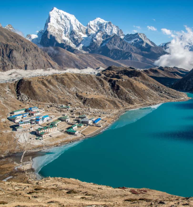 Everest Mountain Overfly with Gokyo Lake Landing, Kalapatthar Landing and Breakfast at HEV from Kathmandu